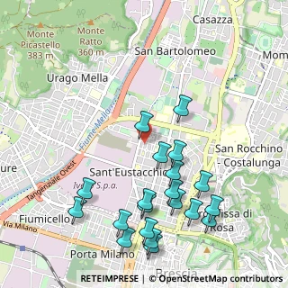 Mappa Via Enrico Toti, 25128 Brescia BS, Italia (1.174)
