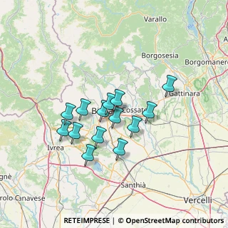 Mappa Via Lungo Cervo, 13856 Vigliano Biellese BI, Italia (10.86929)