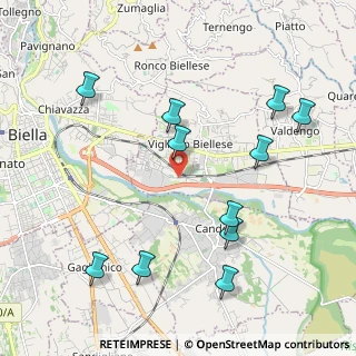 Mappa Via Lungo Cervo, 13856 Vigliano Biellese BI, Italia (2.28636)