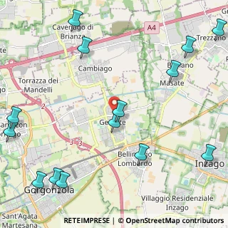 Mappa Via Cittadella, 20060 Gessate MI, Italia (3.08286)