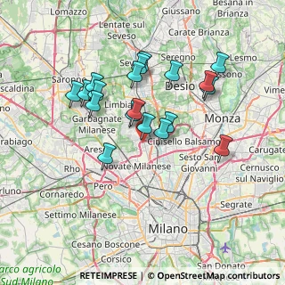 Mappa Via Nazario Sauro, 20037 Paderno Dugnano MI, Italia (6.46053)