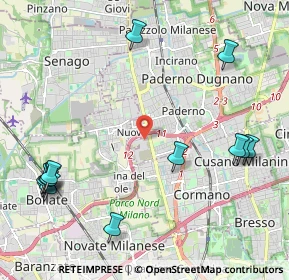 Mappa Via Nazario Sauro, 20037 Paderno Dugnano MI, Italia (2.74462)