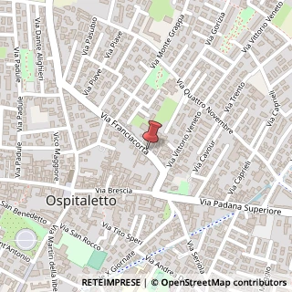 Mappa Via Franciacorta, 91, 25035 Ospitaletto, Brescia (Lombardia)