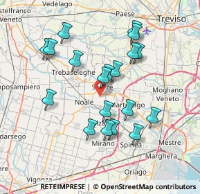 Mappa Ramo Feltrin, 30037 Scorzè VE, Italia (6.96316)