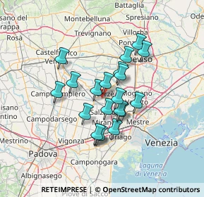 Mappa Ramo Feltrin, 30037 Scorzè VE, Italia (10.401)