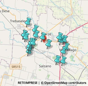 Mappa Ramo Feltrin, 30037 Scorzè VE, Italia (3.095)