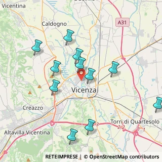 Mappa Stradella dell'Ospedale, 36100 Vicenza VI, Italia (4.00636)