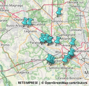 Mappa Via Don Carlo Gnocchi, 20014 Nerviano MI, Italia (6.51471)