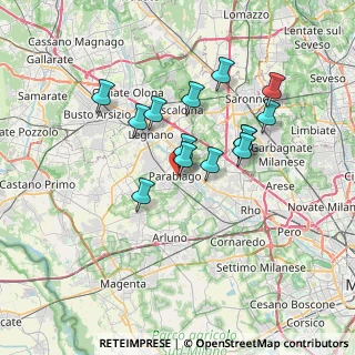 Mappa Piazza della Vittoria, 20015 Parabiago MI, Italia (5.92143)