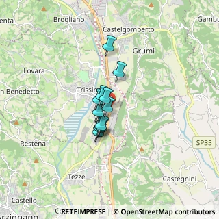 Mappa Via Stazione, 36070 Trissino VI, Italia (0.94909)