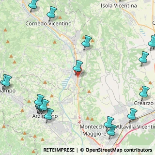 Mappa Via Stazione, 36070 Trissino VI, Italia (6.744)
