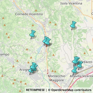 Mappa Via Stazione, 36070 Trissino VI, Italia (4.85182)