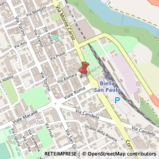Mappa Via Bolzano, 1/b, 13900 Biella, Biella (Piemonte)