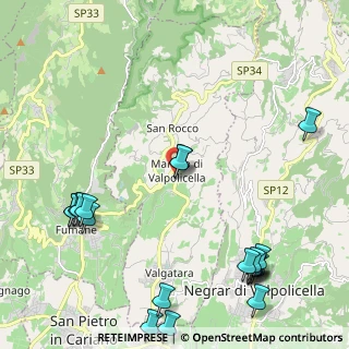 Mappa Via Poste, 37020 Marano di Valpolicella VR, Italia (2.9455)