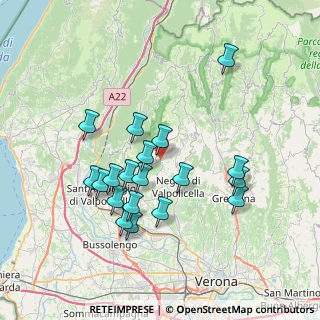 Mappa Via Poste, 37020 Marano di Valpolicella VR, Italia (6.92895)