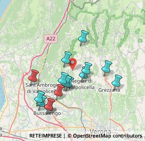 Mappa Via Poste, 37020 Marano di Valpolicella VR, Italia (6.98733)