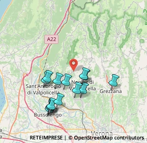 Mappa Via Poste, 37020 Marano di Valpolicella VR, Italia (7.24214)