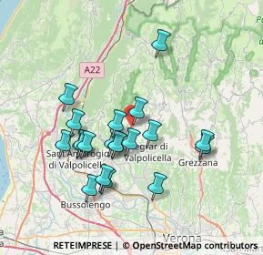 Mappa Via Poste, 37020 Marano di Valpolicella VR, Italia (6.6315)