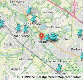 Mappa Piazza Crivelli, 20014 Nerviano MI, Italia (2.2475)