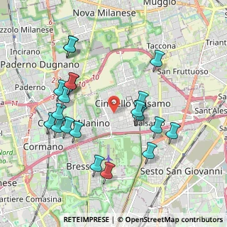 Mappa Via L della Pila, 20092 Cinisello Balsamo MI, Italia (2.06)