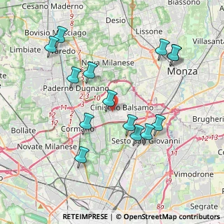 Mappa Via L della Pila, 20092 Cinisello Balsamo MI, Italia (4.05643)