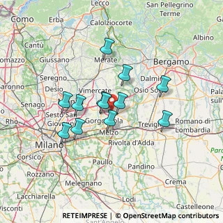 Mappa Via Badia, 20060 Gessate MI, Italia (10.96667)