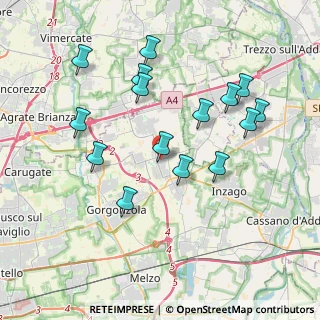 Mappa Via Cantù, 20060 Gessate MI, Italia (3.816)