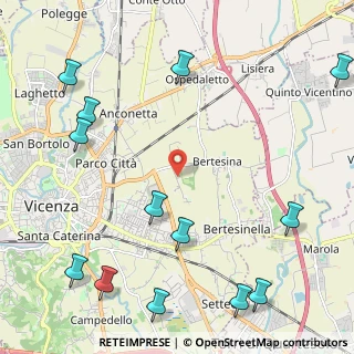 Mappa Str. della Parolina, 36100 Vicenza VI, Italia (3.04923)
