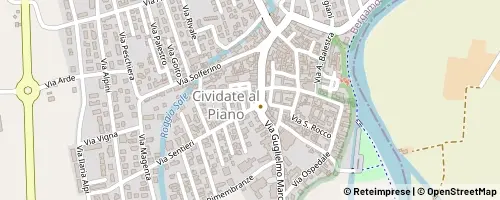 Mappa Cividate al Piano