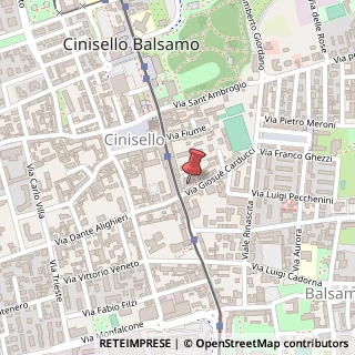 Mappa Via Giosuè Carducci, 3, 20092 Cinisello Balsamo, Milano (Lombardia)