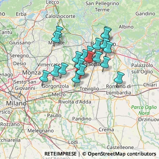 Mappa Viale Campi, 24045 Fara Gera d'Adda BG, Italia (11.027)