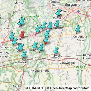 Mappa Viale Campi, 24045 Fara Gera d'Adda BG, Italia (8.241)