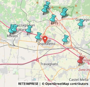 Mappa Vicolo Conventino, 25035 Ospitaletto BS, Italia (4.91429)