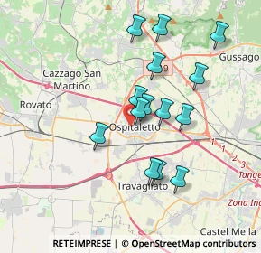 Mappa Vicolo Conventino, 25035 Ospitaletto BS, Italia (3.23286)