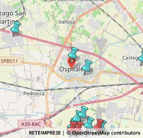 Mappa Vicolo Conventino, 25035 Ospitaletto BS, Italia (3.10692)