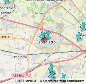 Mappa Vicolo Conventino, 25035 Ospitaletto BS, Italia (3.02545)