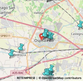 Mappa Vicolo Conventino, 25035 Ospitaletto BS, Italia (2.7455)