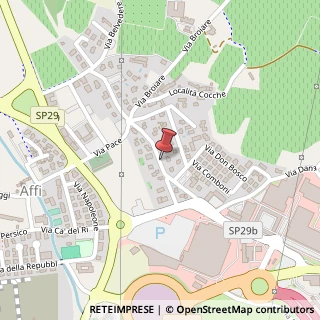 Mappa Via Don Gnocchi, 10, 37010 Affi VR, Italia, 37010 Affi, Verona (Veneto)