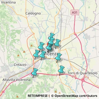 Mappa Via Torquato Tasso, 36100 Vicenza VI, Italia (2.21727)