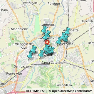 Mappa Via Torquato Tasso, 36100 Vicenza VI, Italia (1.15647)
