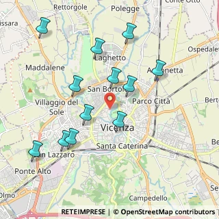 Mappa Via Torquato Tasso, 36100 Vicenza VI, Italia (2.02917)