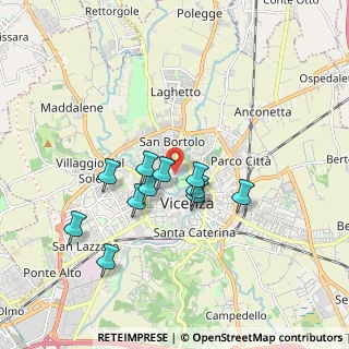 Mappa Via Torquato Tasso, 36100 Vicenza VI, Italia (1.49818)