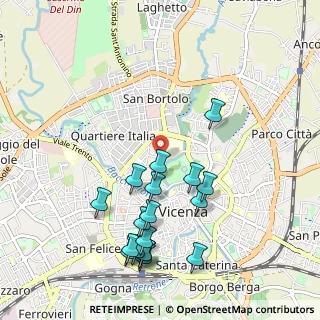 Mappa Via Torquato Tasso, 36100 Vicenza VI, Italia (1.09278)