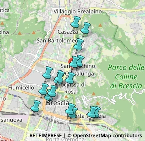 Mappa Via Marcantonio Ducco, 25126 Brescia BS, Italia (1.82765)