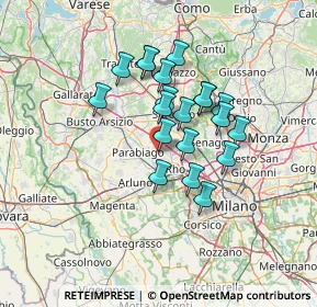 Mappa Via Isonzo, 20014 Milano MI, Italia (10.76)