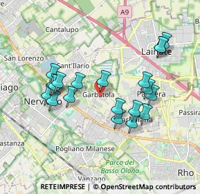 Mappa Via Isonzo, 20014 Milano MI, Italia (1.7755)