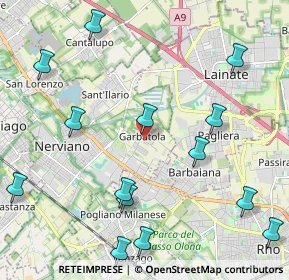 Mappa Via Isonzo, 20014 Milano MI, Italia (2.64357)
