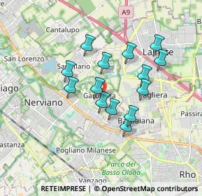 Mappa Via Isonzo, 20014 Milano MI, Italia (1.42929)