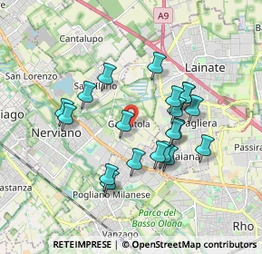 Mappa Via Isonzo, 20014 Milano MI, Italia (1.5745)