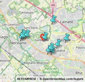 Mappa Via Isonzo, 20014 Milano MI, Italia (1.52091)